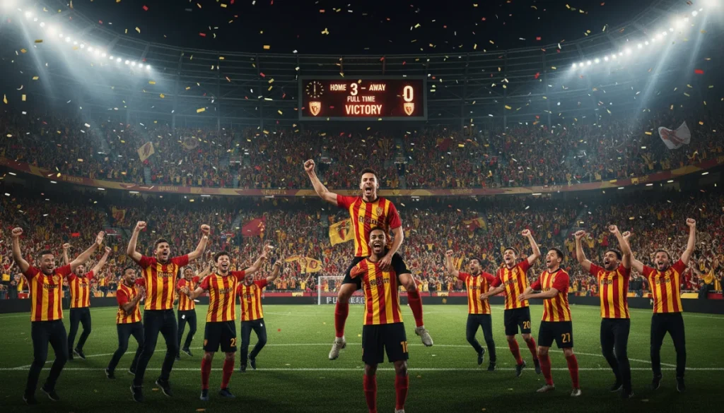 Galatasaray, Fenerbahçe’yi 3-0 Yenerek Şampiyonluk İçin Güçlü Adım Attı